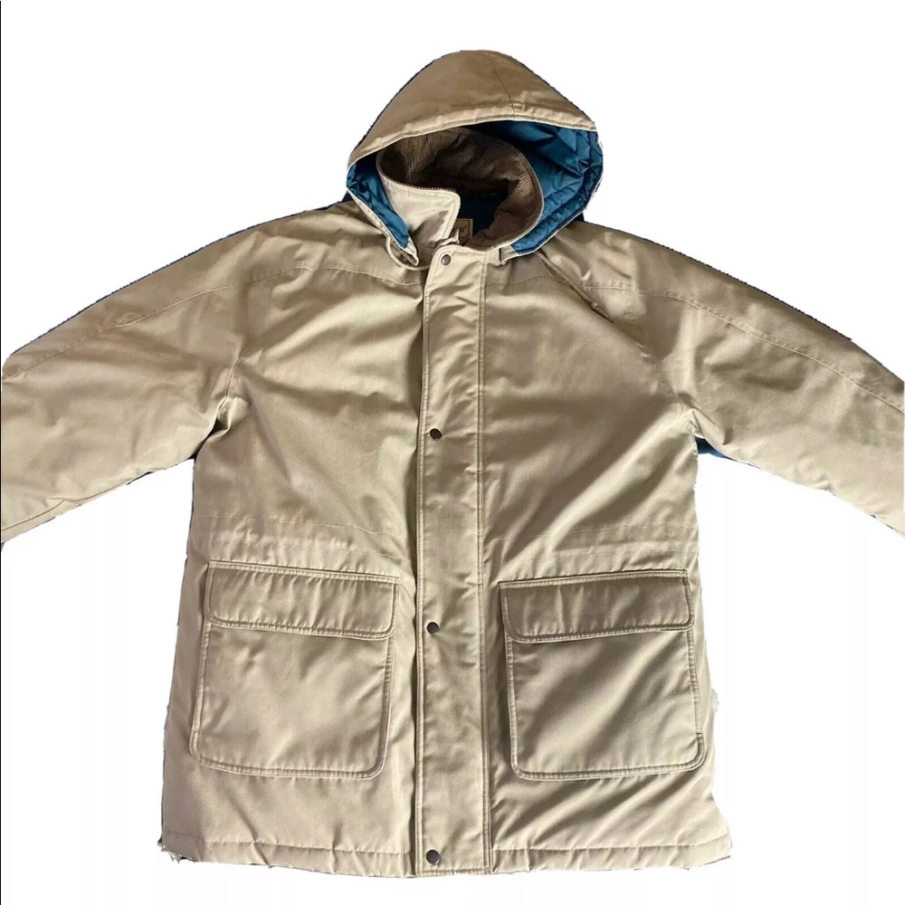LL Bean Mens Goose Down Parka Jacket size 46